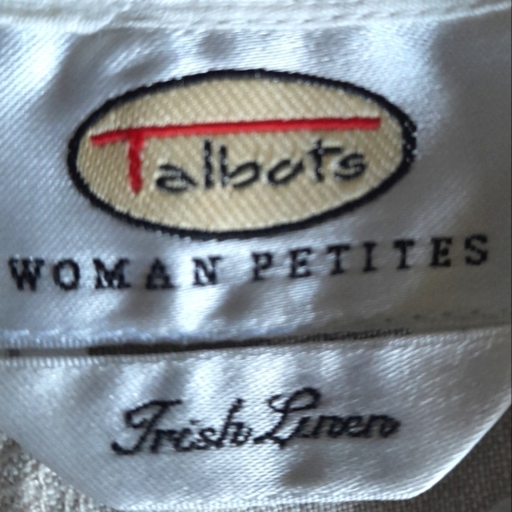 Talbots Irish Linen Crop Petite 18W - Picture 12 of 15